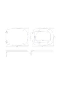 Resim Öge Fiesta Klozet Kapağı-üstten Sıkmalı Plastik Menteşeli Beyaz 