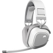 Resim CORSAIR HS80 MAX CA-9011296-Eu Kablosuz Oyun Kulaklığı, Beyaz 