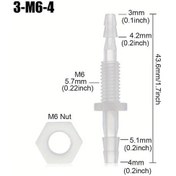Resim Motion003 5 Adet M6-m10 Pp Altıgen Somun - Akvaryum Ve Açık Hava Bağlantıları 