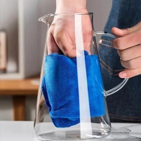 Resim Aesco Borosilikat Cam Sürahi | Süzgeçli Paslanmaz Çelik Kapaklı, Dayanıklı Soğuk & Içecek Servis Sürahisi (1800 Ml) | Detoks Içecek Sürahisi Soğuk ve Içecekler Için 