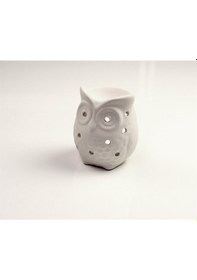 Resim Baykuş Buhurdanlık | Seramik Bisküvi Boyanabilir Obje (Ham Ürün) 