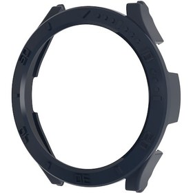 Resim Samsung Galaxy Uyumlu Watch4 İçin 40mm Pc Çerçeve Ölçekli Yarım Paket Saat Kasası Mürekkep Mavisi 