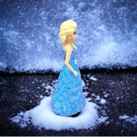 Resim Se Promo Karlar Prensesi Frozen Elsa Led Işık Mavi 