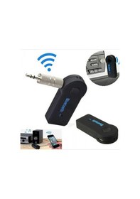 Resim Aux Girişli Bluetoothlu Araç Kiti - Bluetooth Aux Dönüştürücü 