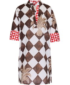 Resim Delhi Tunik Dama Ananas Kahve - Kahve / L 