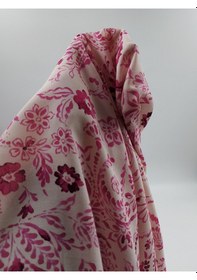 Resim Şal Desenli İpek Viskon Kumaş 