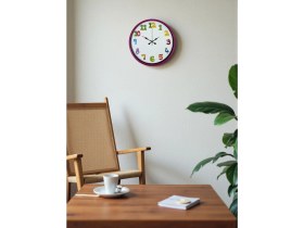 Resim Akıllı Durak 36 cm Pembe Çocuk Odası Duvar Saati 