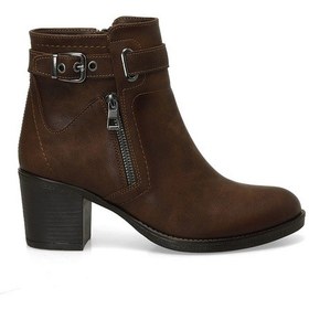 Resim Butigo 24k-1031 4pr Taba Kadın Topuklu Bot 000000000101924972 Taba 