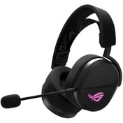 Resim ASUS ROG PELTA AURA SYNC RGB PS5 UYUMLU SİYAH KABLOSUZ GAMİNG KULAKLIK 