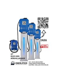 Resim Enerjitem 11 KW Işıklı Elektrikli Araç Şarj İstasyonu 