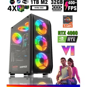 Resim Zeiron Mirage X32 Mini Ryzen 7 5700X DDR4 32GB RAM 1TB M.2 Nvme SSD 8GB GDDR7 RTX4060 Ekran Kartı Premium Oyuncu Bilgisayarı 
