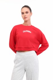 Resim WL 16KUTAN BTS799 5PR Kırmızı Kadın Sweatshirt 