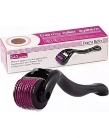 Resim Rope Accessory Titanyum Uçlu 540 Iğneli Derma Roller 0.5 mm Iğne 
