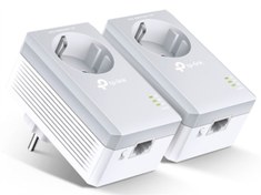 Resim Tp-Link TL-PA4010PKIT 600 Mbps Priz Soketli Powerline Adaptör Siyah 