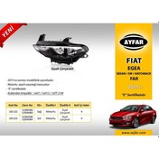 Resim Ayfar Far Sol 101133 Egea 15- Motorlu Siyah Çerçeveli KNO-AYFAR-101133 