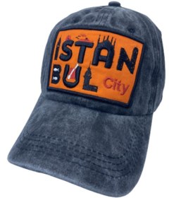 Resim Shopiolog Unisex Eskitme Lacivert Istanbul Beyzbol Spor Şapka 