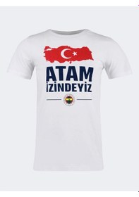 Resim Fenerbahçe Atam Izindeyiz Tshırt Beyaz 
