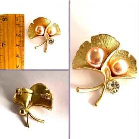 Resim Omeniv Vintage Retro Stil Floral Çiçek Broş İğne 