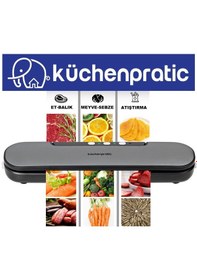 Resim Küchen Pratic VS6910 Ev Tipi Elektrikli Vakum Makinesi - 10 Adet Vakum Poşeti Hediye 