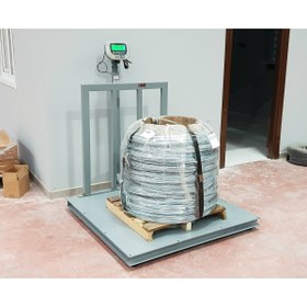 Resim İMMAX Siperli Direkli Platform Baskül Kantar Şarjlı 150x150 Cm 3 Ton 