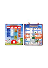 Resim 2 Set - 80 Parça Tox Rakamları ve Takvimi Öğreniyorum Keçe Cırtlı 