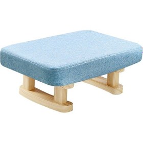 Resim Suntek Yemek Kanepe Ofis Mavisi Için Ahşap Ayaklı Küçük 