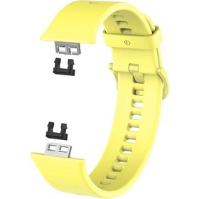 Resim Microsonic Huawei Watch Fit Kordon, Silicone Sport Sarı 
