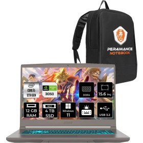Resim Msı Thin 15 Intel Core I5 12450H 12GB 4tb SSD RTX3050/4GB 15.6" Fhd 144Hz W11H Taşınabilir Bilgisayar & Per4 Çanta B12UC1891TRP310 