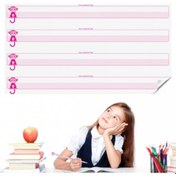 Resim Kılavuz Çizgili Akıllı Kağıt Yazı Tahtası Duvarda İz Bırakmaz Sta 