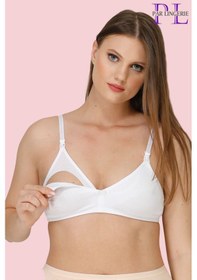 Resim Par Lingerie Hamile Emzirme Sütyeni Kapsız Beyaz 
