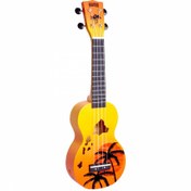 Resim Mahalo Soprano Ukulele (Hawaii Oragne Burst) 