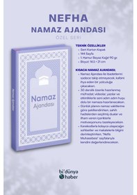 Resim Nefha Namaz Ajandası Özel Seri Çok Renkli 