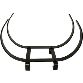 Resim Şömine Odunu Taşıma Sepeti Metal Odunluk 