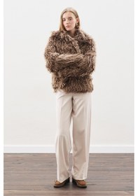 Resim Manuka Mara Kürk Ceket Kahverengi Kahverengi 