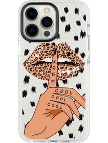 Resim shoptocase Iphone 14 Pro Max Uyumlu Lens Korumalı Anti Shock Keep Cool Tasarımlı Telefon Kılıfı 