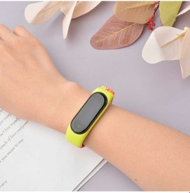 Resim Ekılıf - Xiaomi Mi Band 4 Uyumlu - Kordon Örgü Kordon Krd-49 - Pembe 