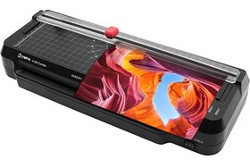 Resim Olympia 4ü 1 Arada A245 Combo Laminasyon Makinesi Giyotin Makinesi Köşe Kesme Aparatı 