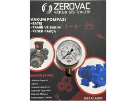 Resim Ø40 mm Alttan Bağlantılı, Kuru Tip, 0-16 Bar Manometre 