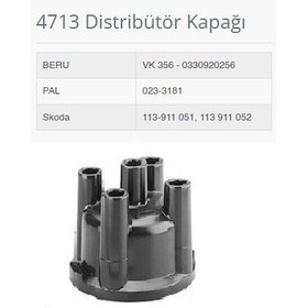 Resim SKODA FAVORİT 1.3 1.5 LX DİSTRİBÜTÖR KAPAĞI 113911051 113911052 