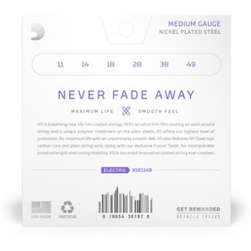 Resim Daddario XSE1149 Elektro Gitar Tel Seti | 11-49 - XS Serisi Film Kaplı 