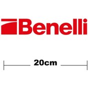 Resim Lasirius Benelli Logo Yazı Sticker Etiket Tek Renk 