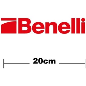 Resim Lasirius Benelli Logo Yazı Sticker Etiket Tek Renk 