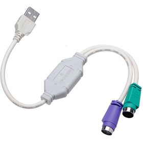 Resim WOZLO Usb Ps2 Klavye Mouse Çevirici Adaptör 