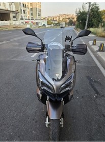 Resim Motocam Rks Reale 125 Siperlik Ön Cam 2023-2025 Model 55cm Şeffaf Renkli 4mm Kısa Spor Cam 