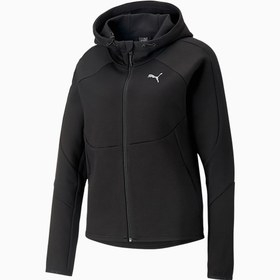 Resim EVOSTRIPE Tam Boy Fermuarlı Kadın Sweatshirt 