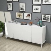 Resim Mezza Elegante Modern Konsol 1602 – Şık Tasarım, Geniş Depolama Alanı, Oturma Odası Ve Salon İçin İdeal Mobilya 