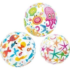 Resim İntex 51 Cm Meyve Desenli Deniz Topu - 59040 