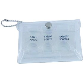 Resim Homyl Taşınabilir Para Tutucu Değiştirici Bozuk Kutusu Şeffaf 