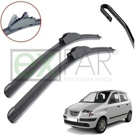 Resim Hyundai Atos Uyumlu Ön Cam Silecek Süpürgesi Takımı 2004 - 2008 Atos Ön Silecek Sağ Sol Takım 
