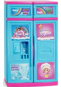 Resim Oyuncak Buzdolabı Çocuk Oyuncak Mutfak Seti Kız Çocuk Evcilik Oyuncağı 